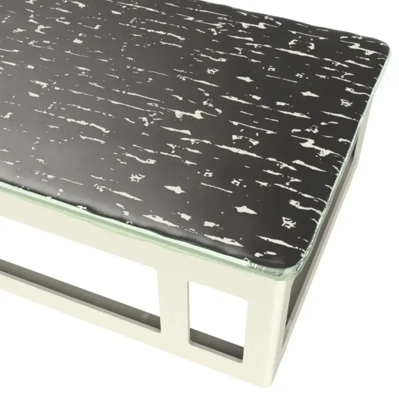 My Glass Studio Serving Platter, Grey - 50.0 x 18.0 x 9 cm
