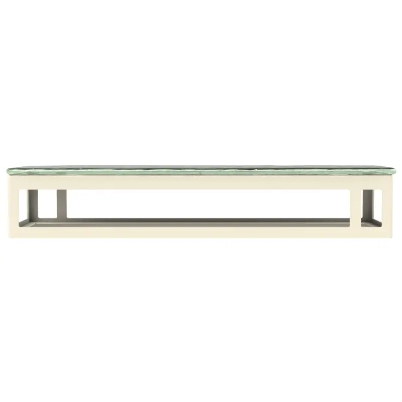 My Glass Studio Serving Platter, Grey - 50.0 x 18.0 x 9 cm