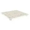 My Glass Studio Footed Board, Cream - Set of 6 - 22.0 x 22.0 x 2.0 cm