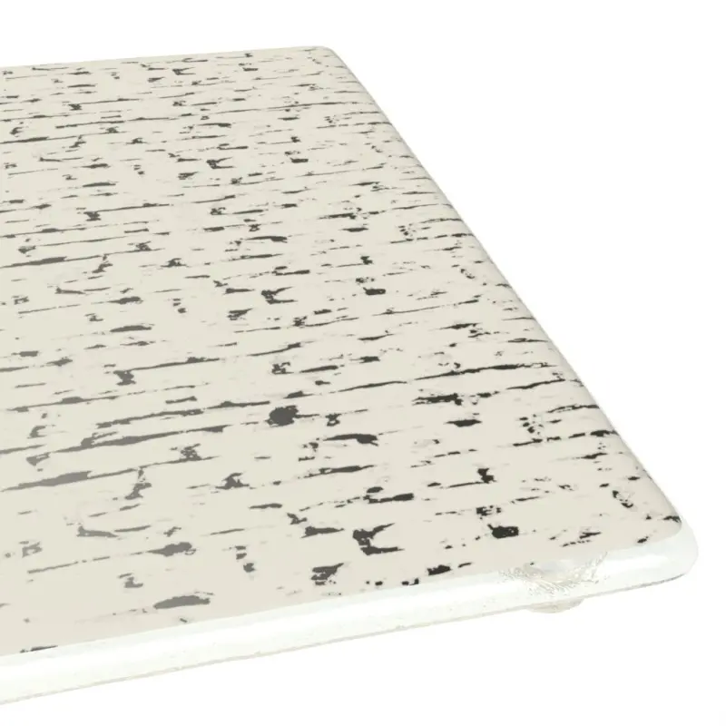 My Glass Studio Footed Board, Cream - Set of 8 - 27.2 x 27.2 x 2.2 cm