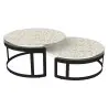 My Glass Studio Food Display Risers, Cream - 54.0 x 33.0 x 15 cm