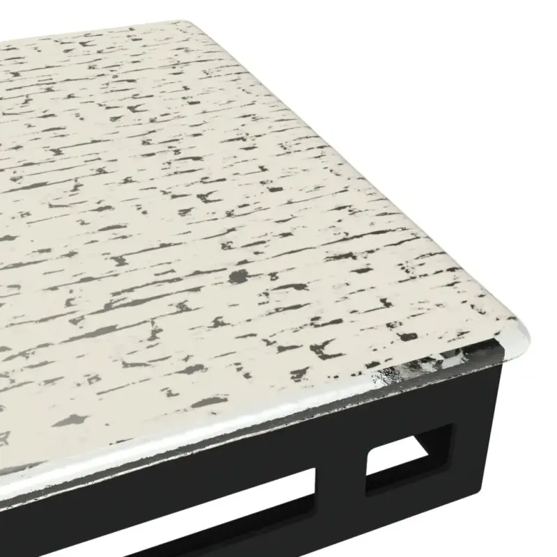 My Glass Studio Serving Platter, Cream - 27.0 x 27.0 x 6 cm