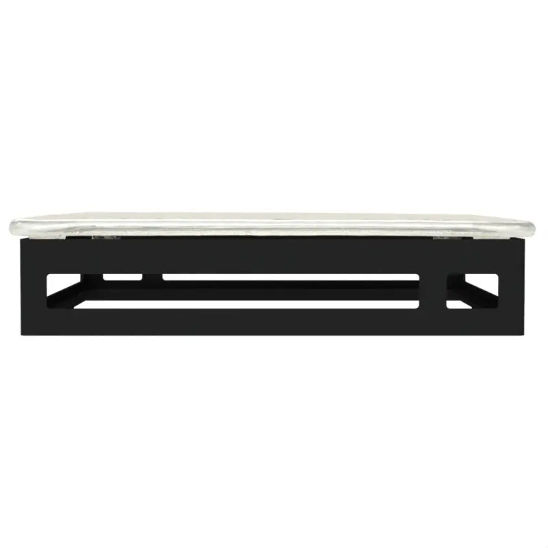 My Glass Studio Serving Platter, Cream - 27.0 x 27.0 x 6 cm