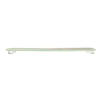 My Glass Studio Serving Platter, Silver - Set of 3 - 35.5 x 13.0 x 2 cm