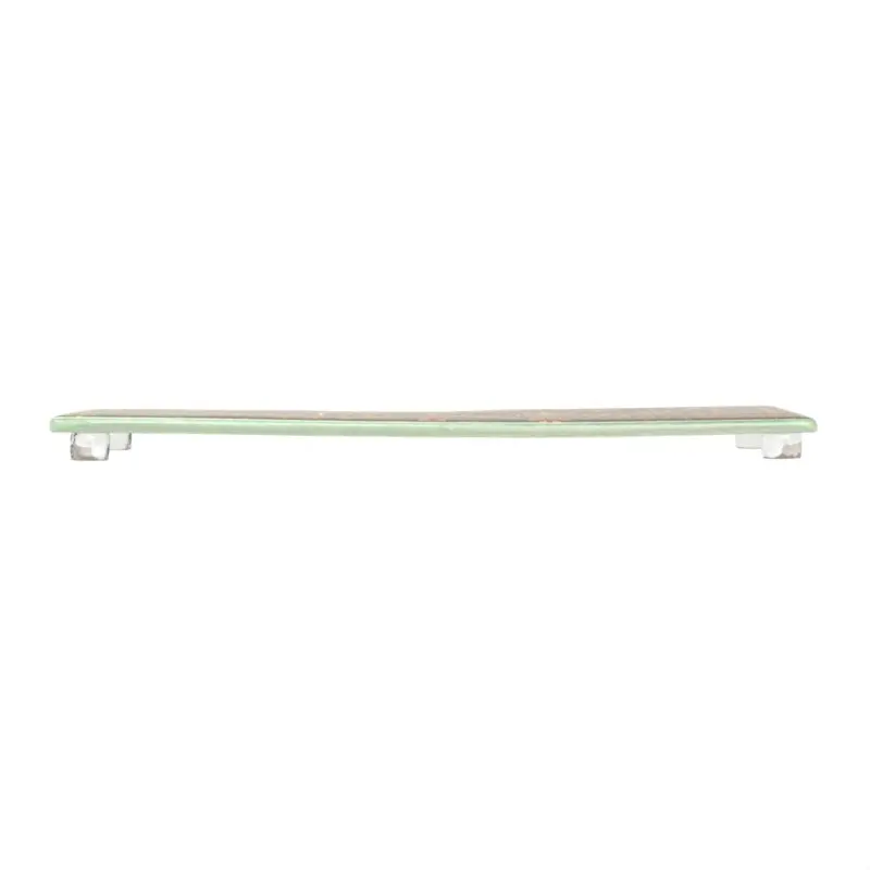 My Glass Studio Serving Platter, Silver - Set of 3 - 35.5 x 13.0 x 2 cm