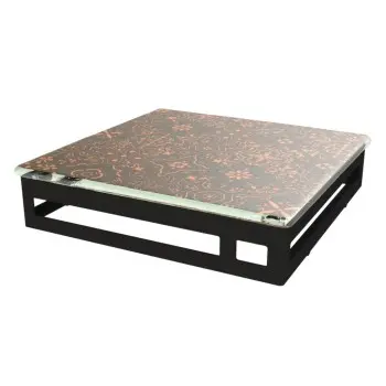 My Glass Studio Serving Platter, Silver - 27.0 x 27.0 x 6 cm