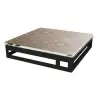 My Glass Studio Serving Platter, Silver - 27.0 x 27.0 x 6 cm