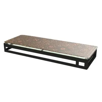 My Glass Studio Serving Platter, Grey - 50.0 x 18.0 x 6 cm