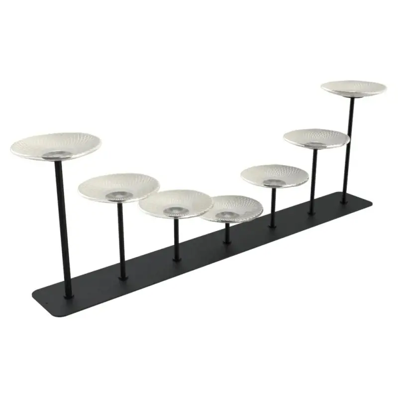 My Glass Studio Food Display Stand, Cream - Set of 2 - 91.3 x 12.0 x 28.6 cm My Glass Studio Food Display Stand, Cream - Set of 2 - 91.3 x 12.0 x 28.6 cm
