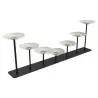 My Glass Studio Food Display Stand, Cream - Set of 2 - 91.3 x 12.0 x 28.6 cm