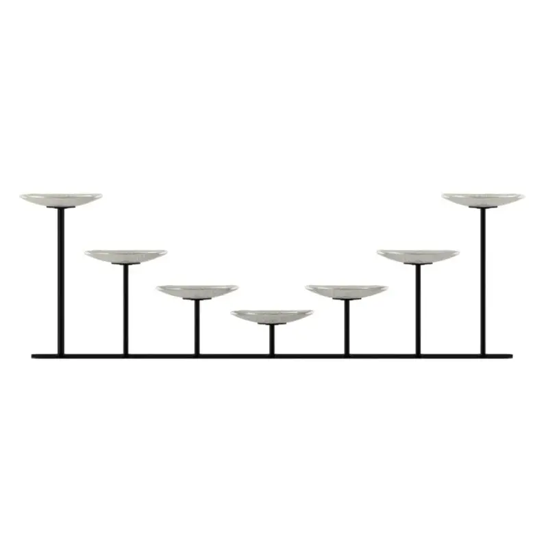 My Glass Studio Food Display Stand, Cream - Set of 2 - 91.3 x 12.0 x 28.6 cm My Glass Studio Food Display Stand, Cream - Set of 2 - 91.3 x 12.0 x 28.6 cm