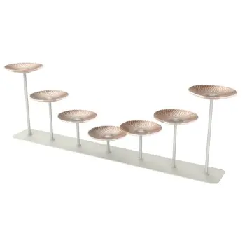 My Glass Studio Food Display Stand, Copper - Set of 2 - 91.3 x 12.0 x 28.6 cm