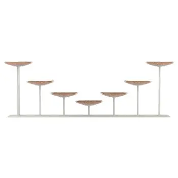 My Glass Studio Food Display Stand, Copper - Set of 2 - 91.3 x 12.0 x 28.6 cm