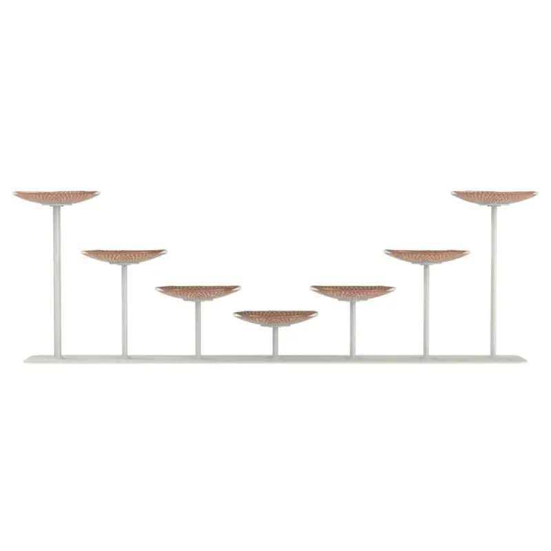 My Glass Studio Food Display Stand, Copper - Set of 2 - 91.3 x 12.0 x 28.6 cm