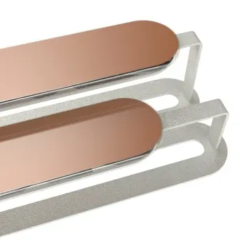 My Glass Studio Tiered Platter, Copper - Set of 2 - 51.3 x 11.6 x 7 cm