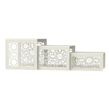 My Glass Studio Stars, Food Display Risers, White - Set of 2 - 57.0 x 22.0 x 18 cm