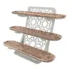My Glass Studio Stars, Tiered Platter, Copper - Set of 2 - 53.0 x 30.0 x 40 cm
