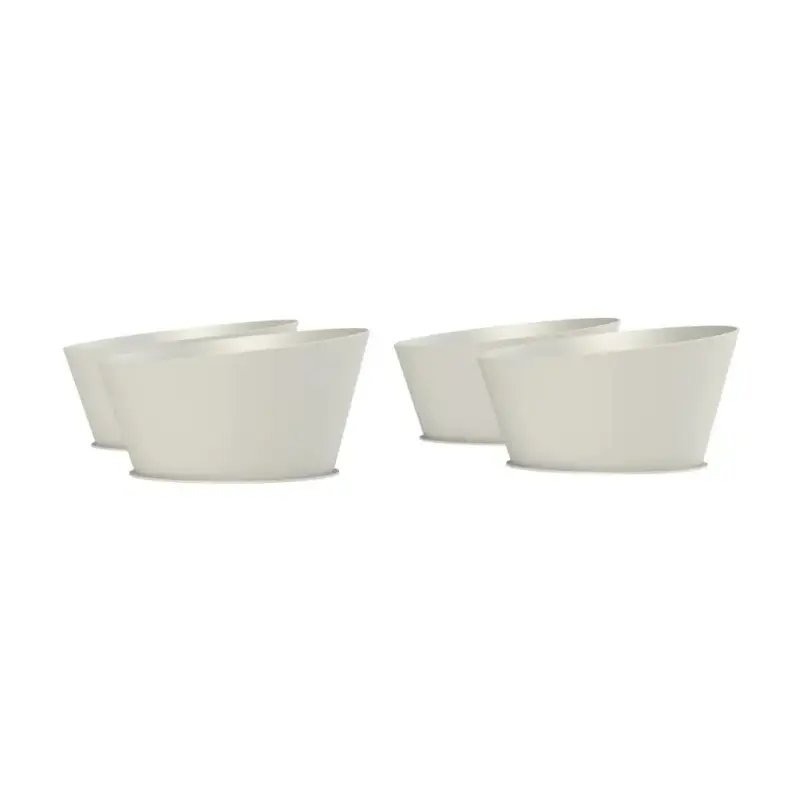 My Glass Studio Food Display Risers, Grey - Set of 2 - Dia: 64.0, H: 9 cm