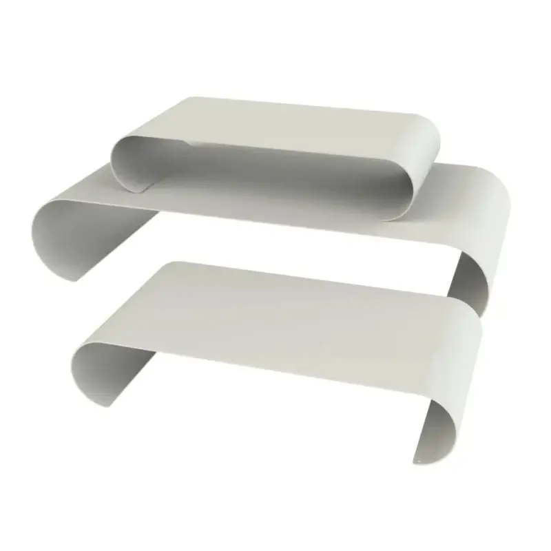 My Glass Studio Food Display Risers, Grey - Set of 2 - 75.0 x 59.0 x 25.0 cm