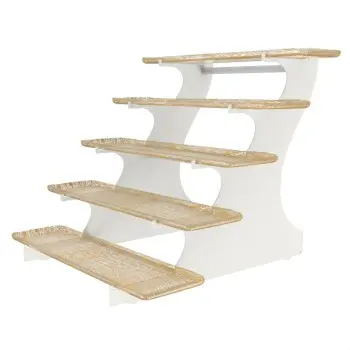 My Glass Studio Tiered Platter, Gold - Set of 2 - 64.0 x 61.5 x 55 cm