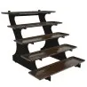My Glass Studio Tiered Platter, Brown - Set of 2 - 64.0 x 61.5 x 55 cm