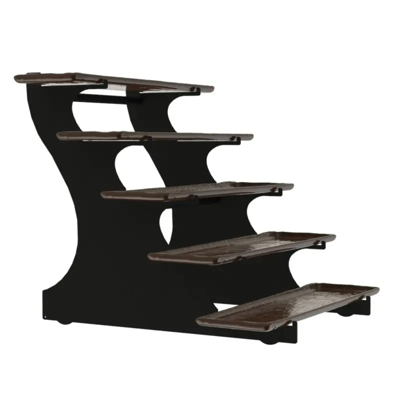 My Glass Studio Tiered Platter, Brown - Set of 2 - 64.0 x 61.5 x 55 cm