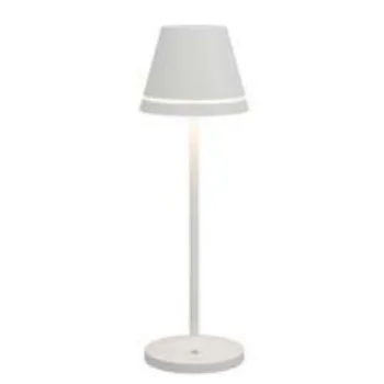 Venezia Collection White Cordless Lamp - 2.5 in Dia x 10 in H - 1.9 watt