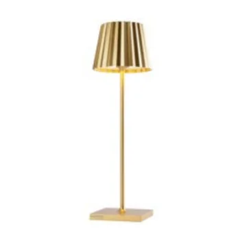 Troll Collection Nano Metallic Gold Cordless Lamp - 2.4 in Dia x 8.3 in H