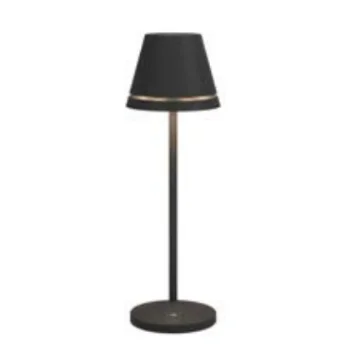 Venezia Collection Black Cordless Lamp - 2.5 in Dia x 10 in H - 1.9 watt