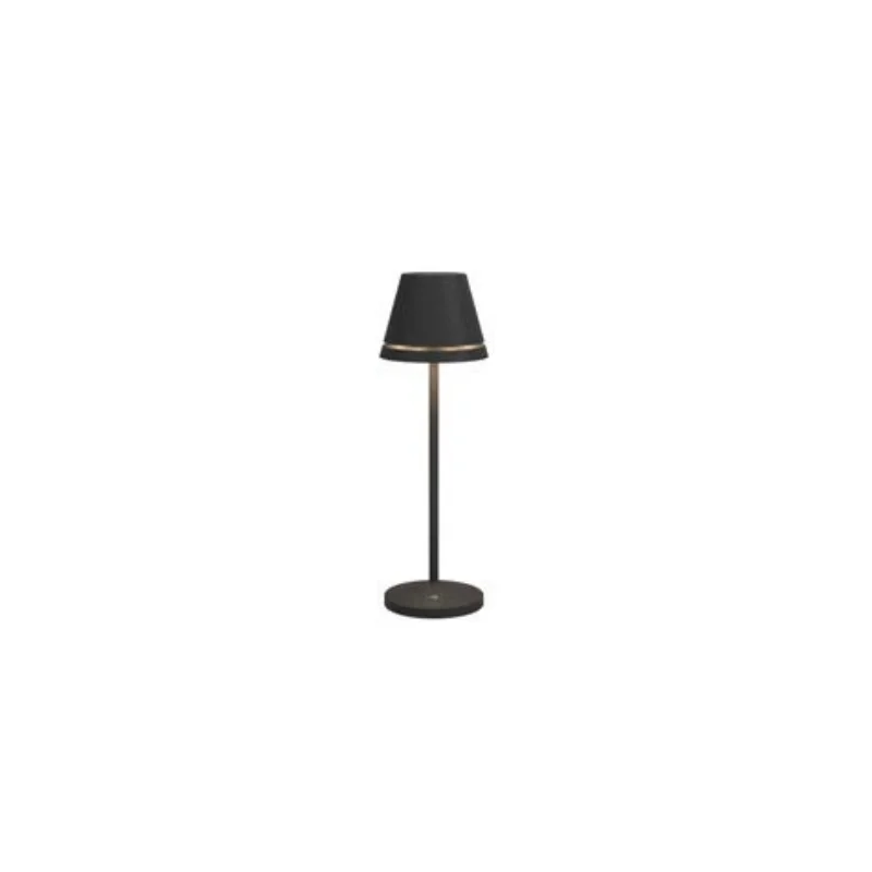 Venezia Collection Black Cordless Lamp - 2.5 in Dia x 10 in H - 1.9 watt