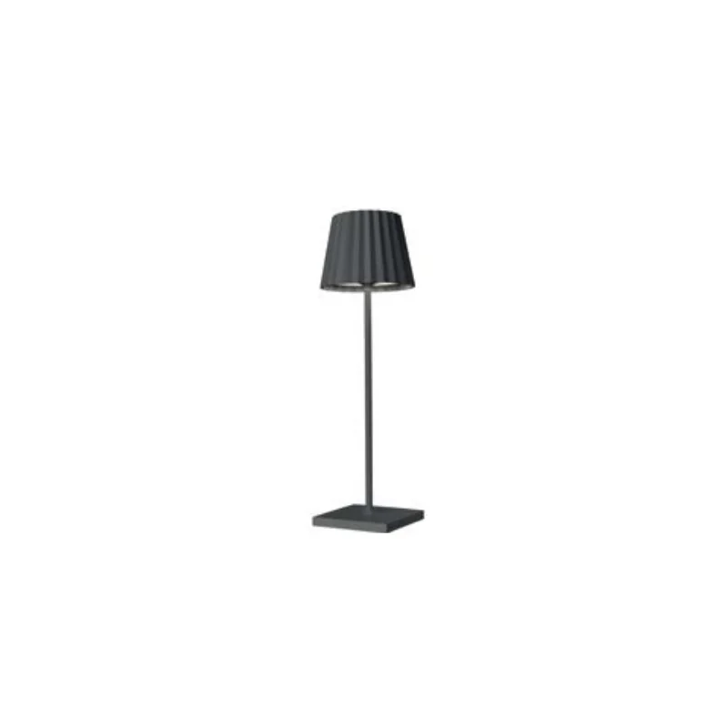 Troll Collection Nano Charcoal Cordless Lamp - 2.4 in Dia x 8.3 in H