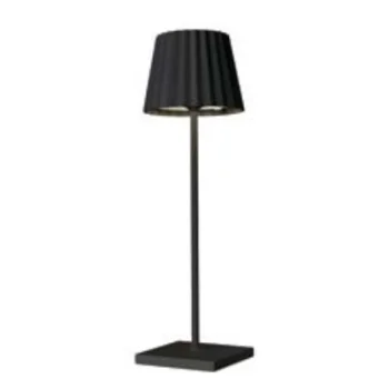 Troll 2.0 Collection Black Cordless Lamp - 2.4 in Dia x 8.3 in H