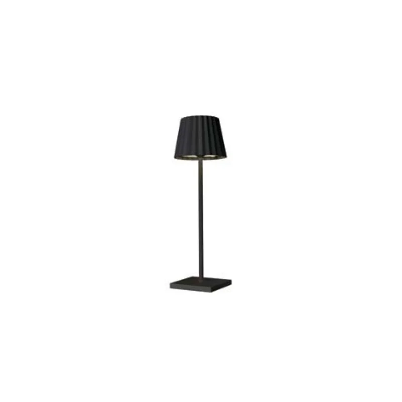 Troll 2.0 Collection Black Cordless Lamp - 2.4 in Dia x 8.3 in H