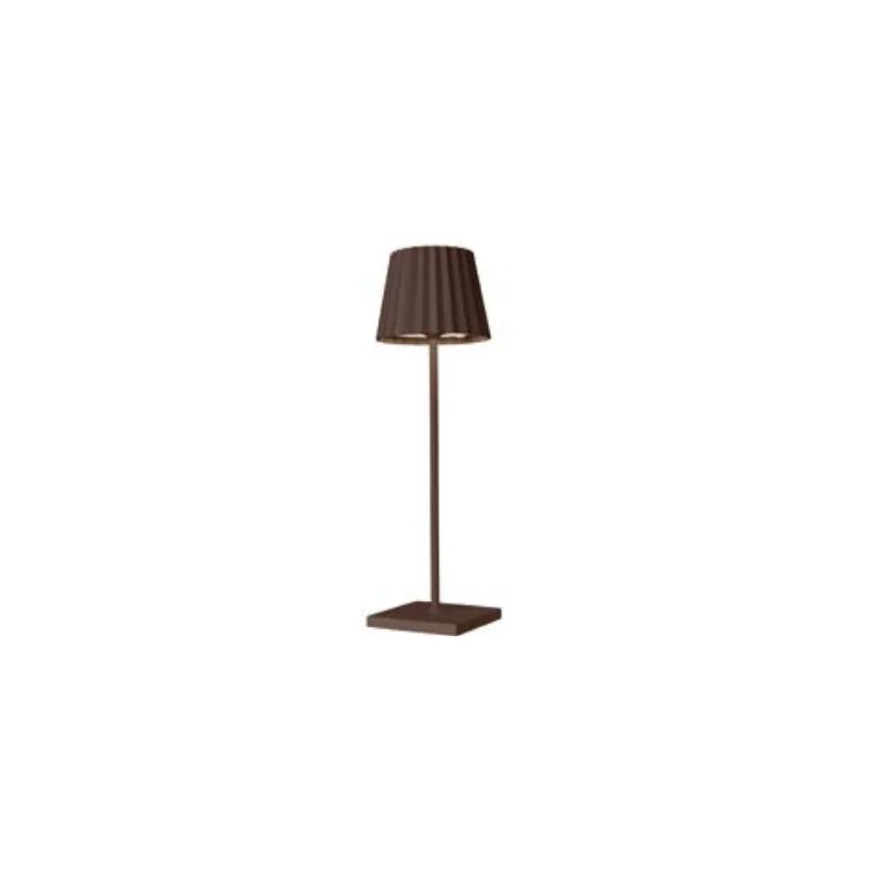 Troll 2.0 Collection Brown Cordless Lamp - 2.4 in Dia x 8.3 in H