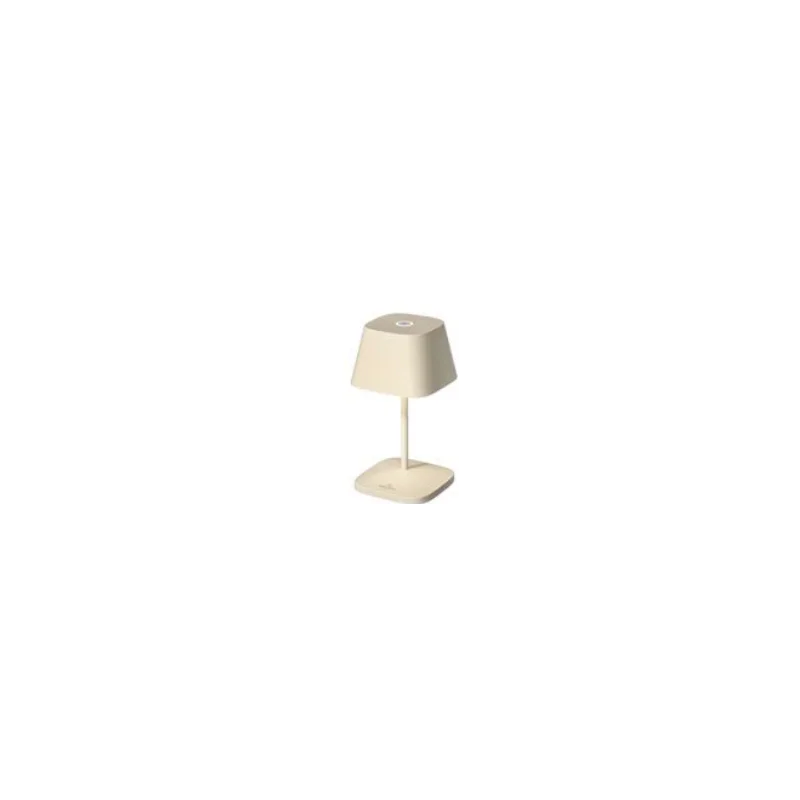Neapel 2.0 Collection Rc Ceramic Ivory Cordless Lamp - 4 in L x 4 in W x 7.8 in