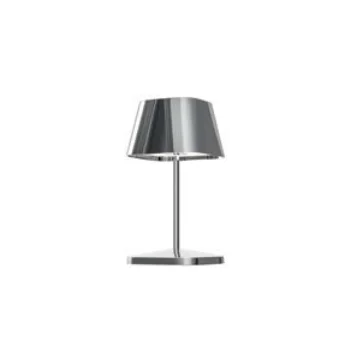 Neapel 2.0 Collection Rc Metallic Chrome Cordless Lamp - 4 in L x 4 in W x 7.8 in H - 2.2 watt