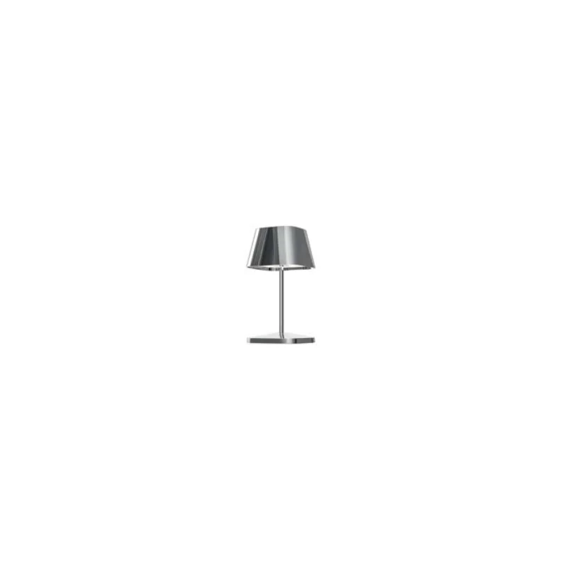 Neapel 2.0 Collection Rc Metallic Chrome Cordless Lamp - 4 in L x 4 in W x 7.8 in H - 2.2 watt