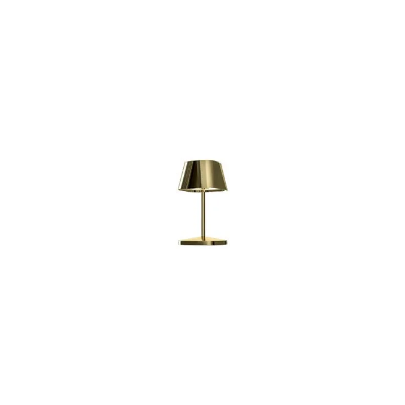 Neapel 2.0 Collection Rc Metallic Gold Cordless Lamp - 4 in L x 4 in W x 7.8 in H - 2.2 watt