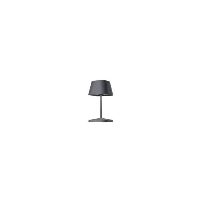 Neapel 2.0 Collection Rc Anthracite Cordless Lamp - 4 in L x 4 in W x 7.8 in H - 2.2 watt