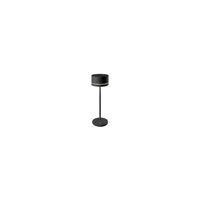 Monza Collection Black Cordless Lamp - 2.7 in Dia x 9.25 in H