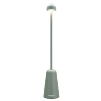 Minimax Collection Olive Green Cordless Lamp - 2 in Dia x 11.8 in H - 1.8 watt
