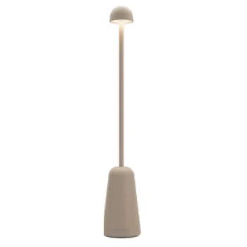 Minimax Collection Sand Cordless Lamp - 2 in Dia x 11.8 in H - 1.8 watt