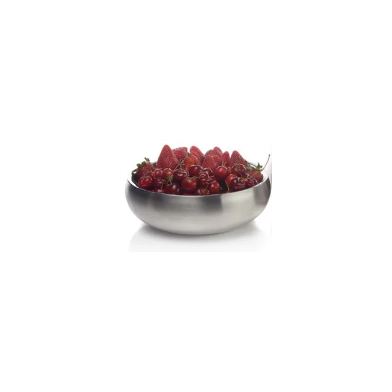 Zurich Collection Small Double Wall Bowl - 10 in Dia x 3.5 in H