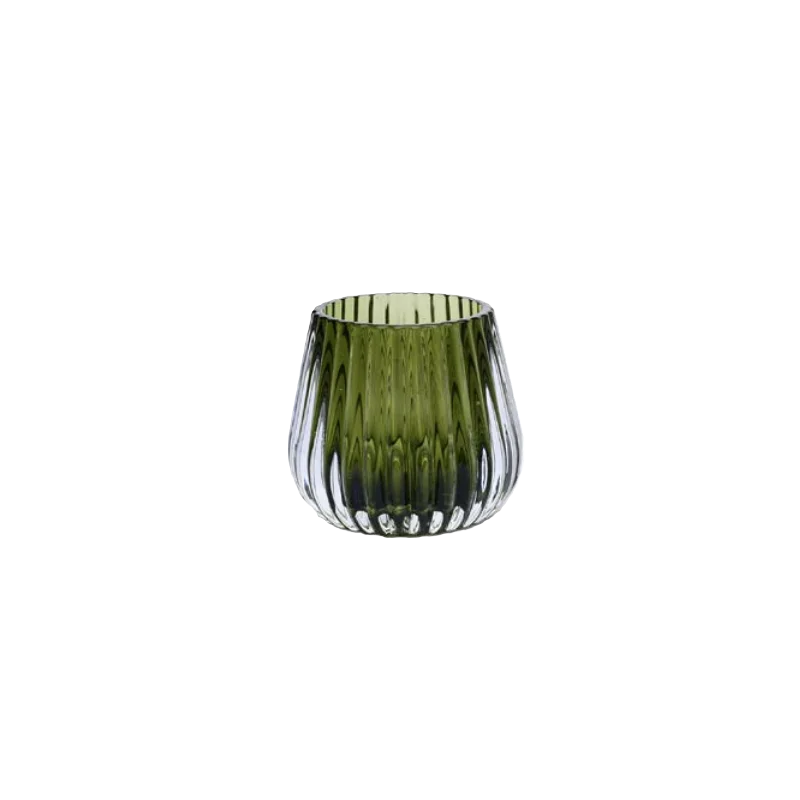 Vincenza Collection Votive Green - 3.3 in Dia x 3 in H - Set of 24 Vincenza Collection Votive Green - 3.3 in Dia x 3 in H - Set of 24