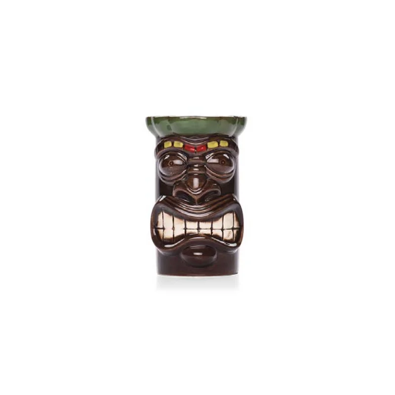 Tiki Collection Maka Tumbler - 5.9 in Dia x 4.2 in H Tiki Collection Maka Tumbler - 5.9 in Dia x 4.2 in H