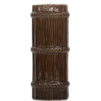 Tiki Collection Barrel Tumbler - 5.9 in Dia x 4.2 in H