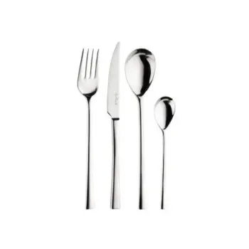 Pintinox Stainless Steel Elegant New York Dessert Fork - Set of 24