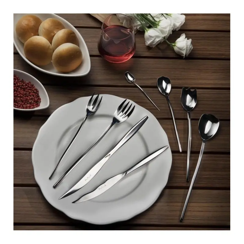 Pintinox Stainless Steel Elegant Tulipani Dessert Knife - Set of 24 Pintinox Stainless Steel Elegant Tulipani Dessert Knife - Set of 24