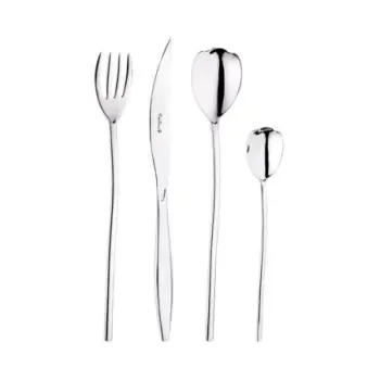 Pintinox Stainless Steel Elegant Tulipani 4-Piece Cutlery Set