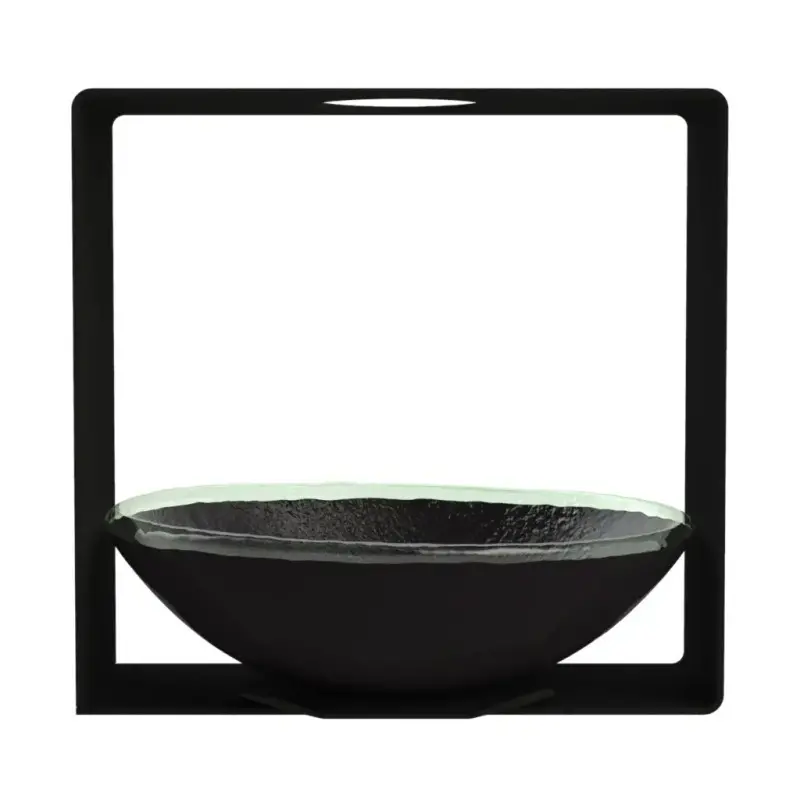 My Glass Studio Nut Bowl, Black - Set of 2 - 14.4 x 13.8 x 13.7 cm My Glass Studio Nut Bowl, Black - Set of 2 - 14.4 x 13.8 x 13.7 cm